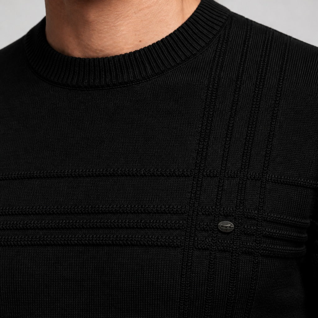 Men’s Glitter Knit Cotton Stretch Jumper detail
