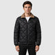 Men’s Lightweight Padded Jacket with Pockets Black front