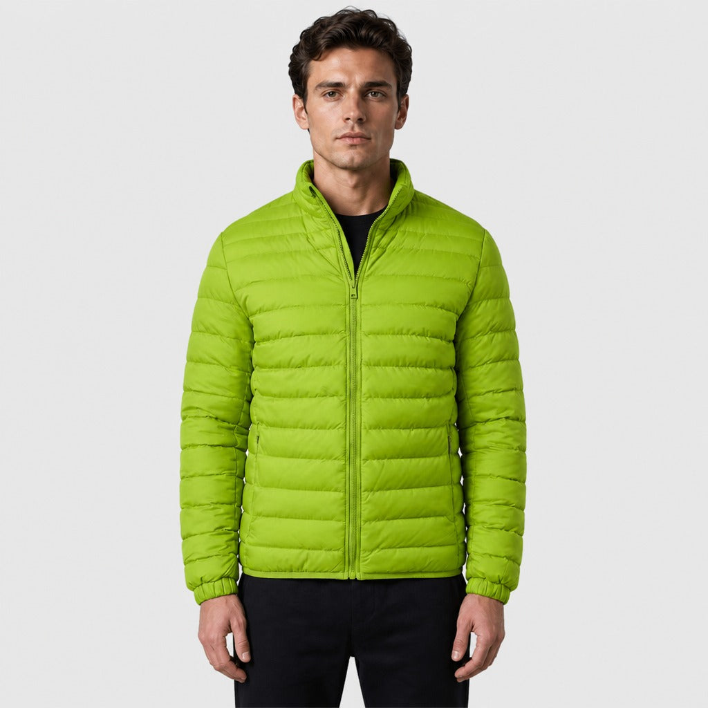 Men’s Lightweight Quilted Puffer Jacket Green