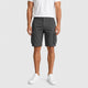 Men’s Loose Fit Cotton Safari Shorts Dark Grey front