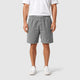 Men’s Loose Fit Elastic Waist Shorts Grey front