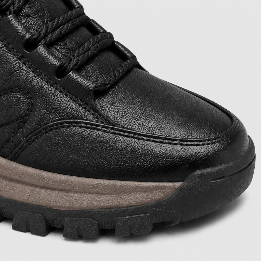 Men’s Low Heel Synthetic Leather Lace-Up Shoes detail