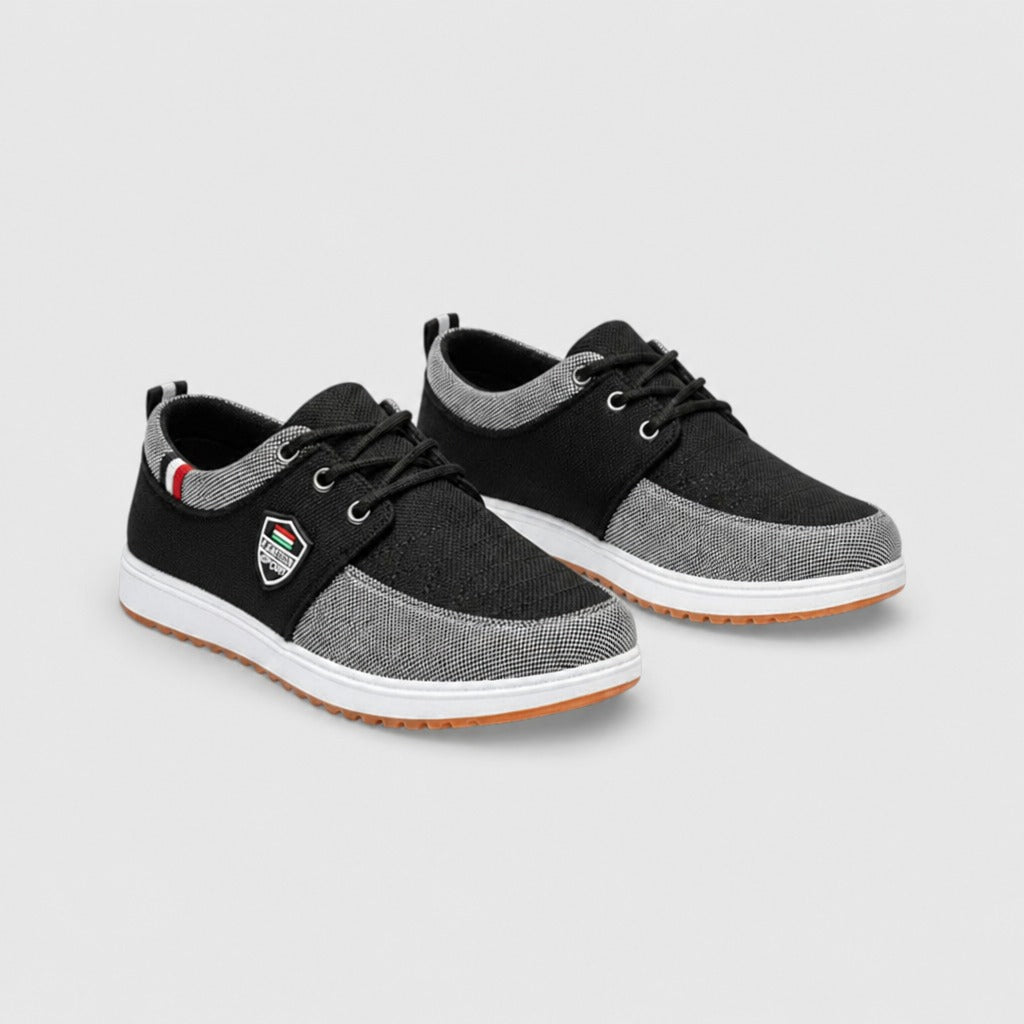 Men’s Low-Top Canvas Shoes Black
