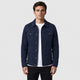 Men’s Oversized Cotton Denim Jacket Dark Blue front