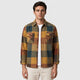 Men’s Plaid Zip-Up Overshirt front