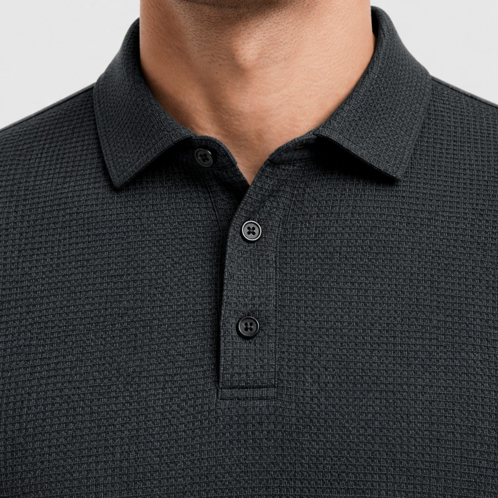 Men’s Quick-Dry Lightweight Polo Shirt detail