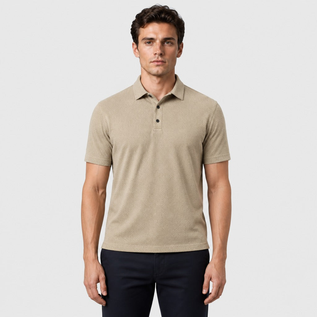 Men’s Quick-Dry Lightweight Polo Shirt Khaki