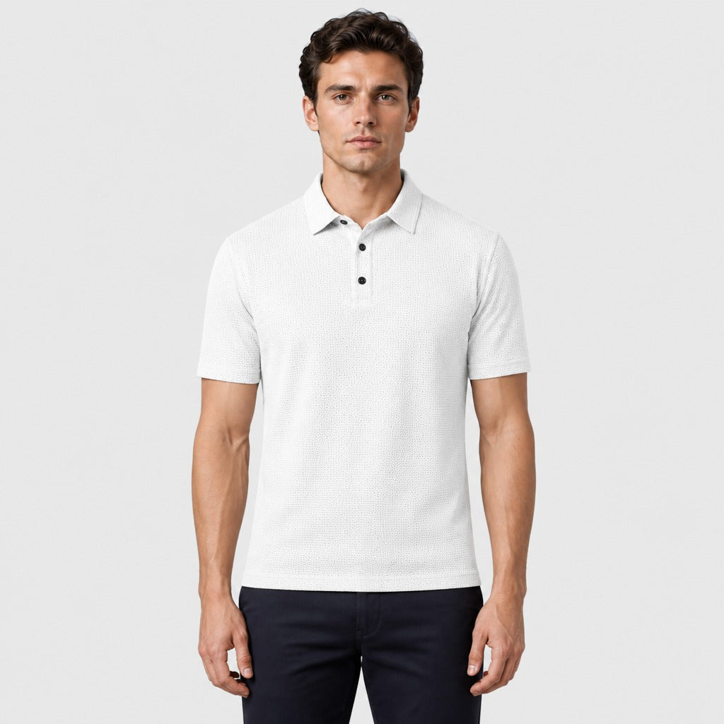 Men’s Quick-Dry Lightweight Polo Shirt White