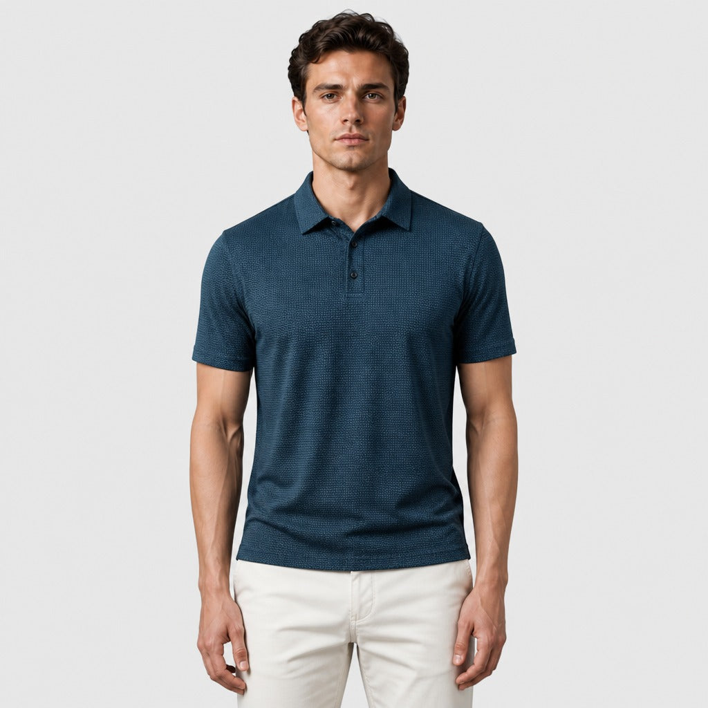 Men’s Quick-Dry Lightweight Polo Shirt Blue