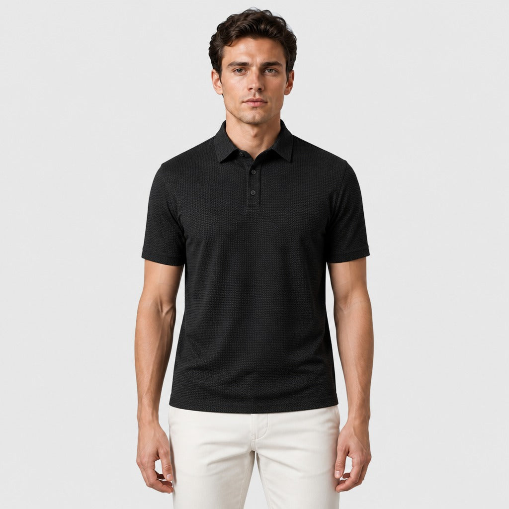 Men’s Quick-Dry Lightweight Polo Shirt Black