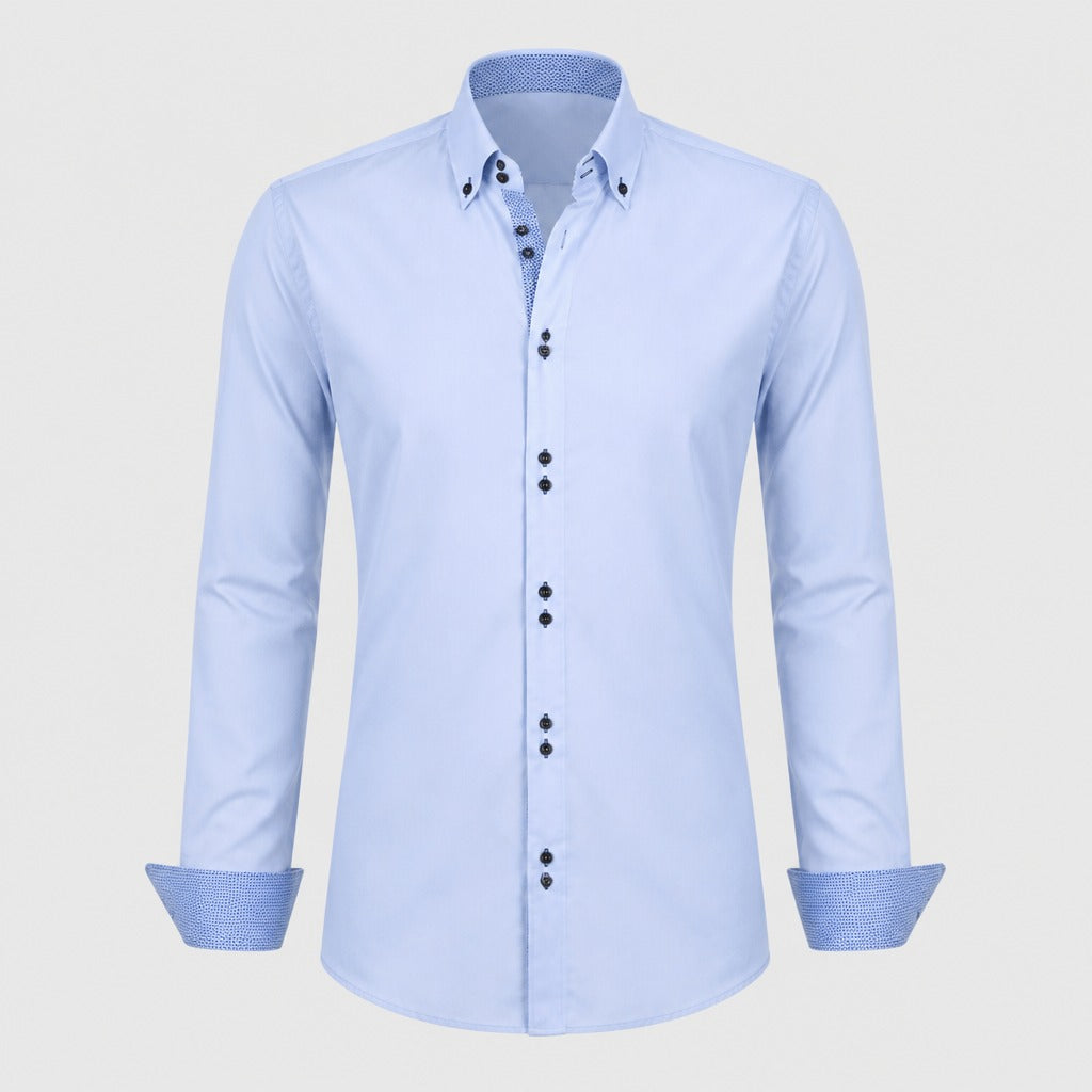 Men’s Regular Fit Business Shirt Light Blue product front