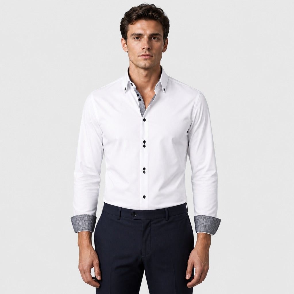Men’s Regular Fit Business Shirt White