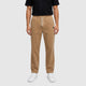 Men’s Regular Fit Corduroy Trousers Khaki front