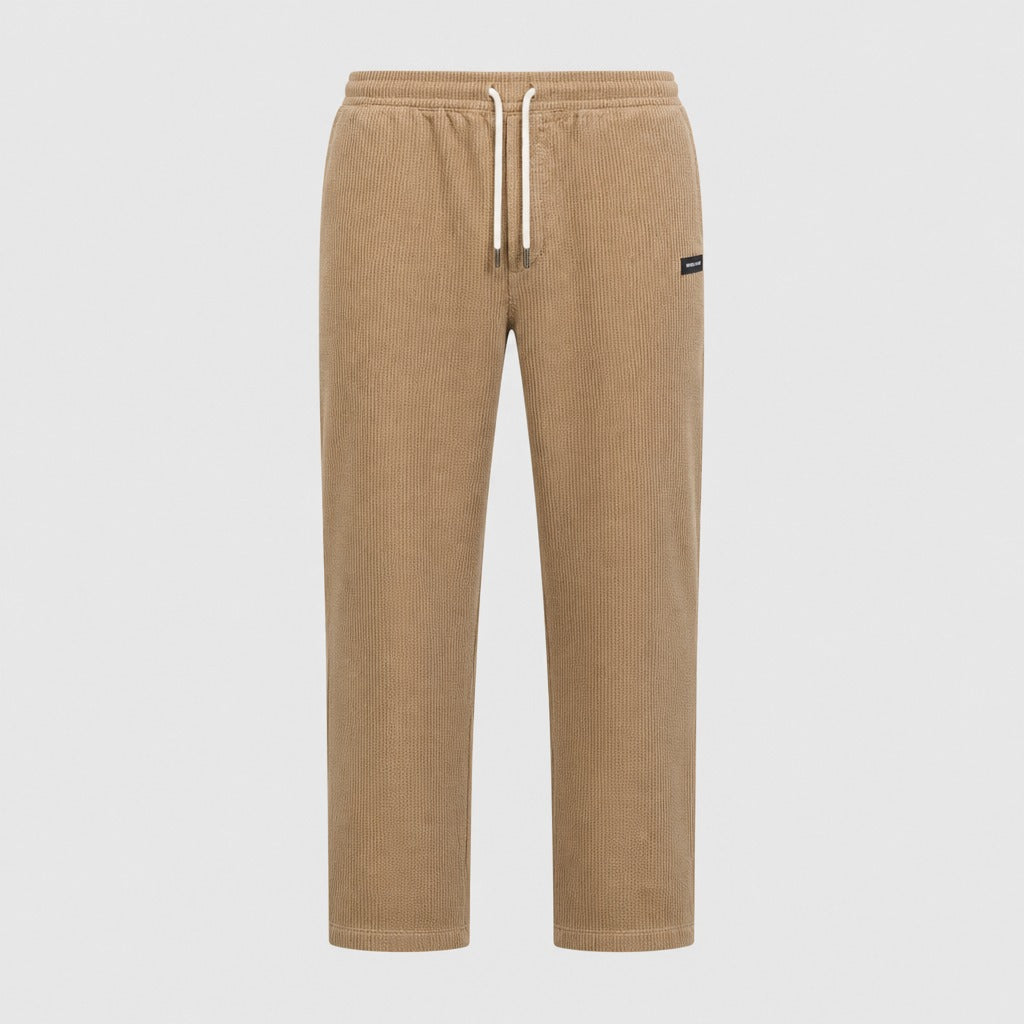 Men’s Regular Fit Corduroy Trousers Khaki product front