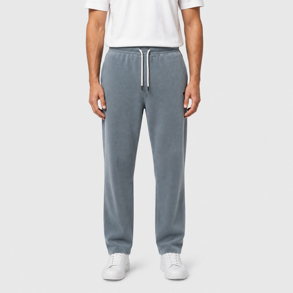Men’s Regular Fit Corduroy Trousers Grey
