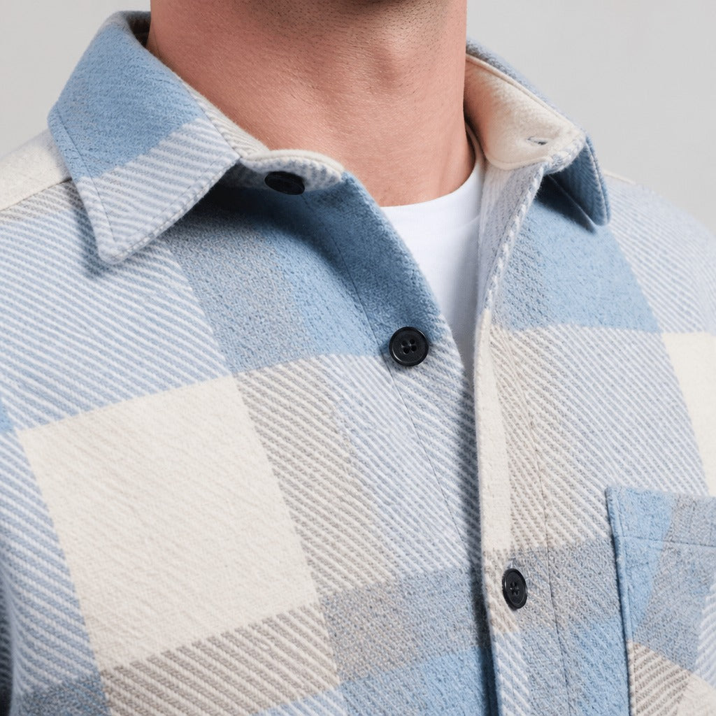 Men’s Regular Fit Plaid Button Shirt detail
