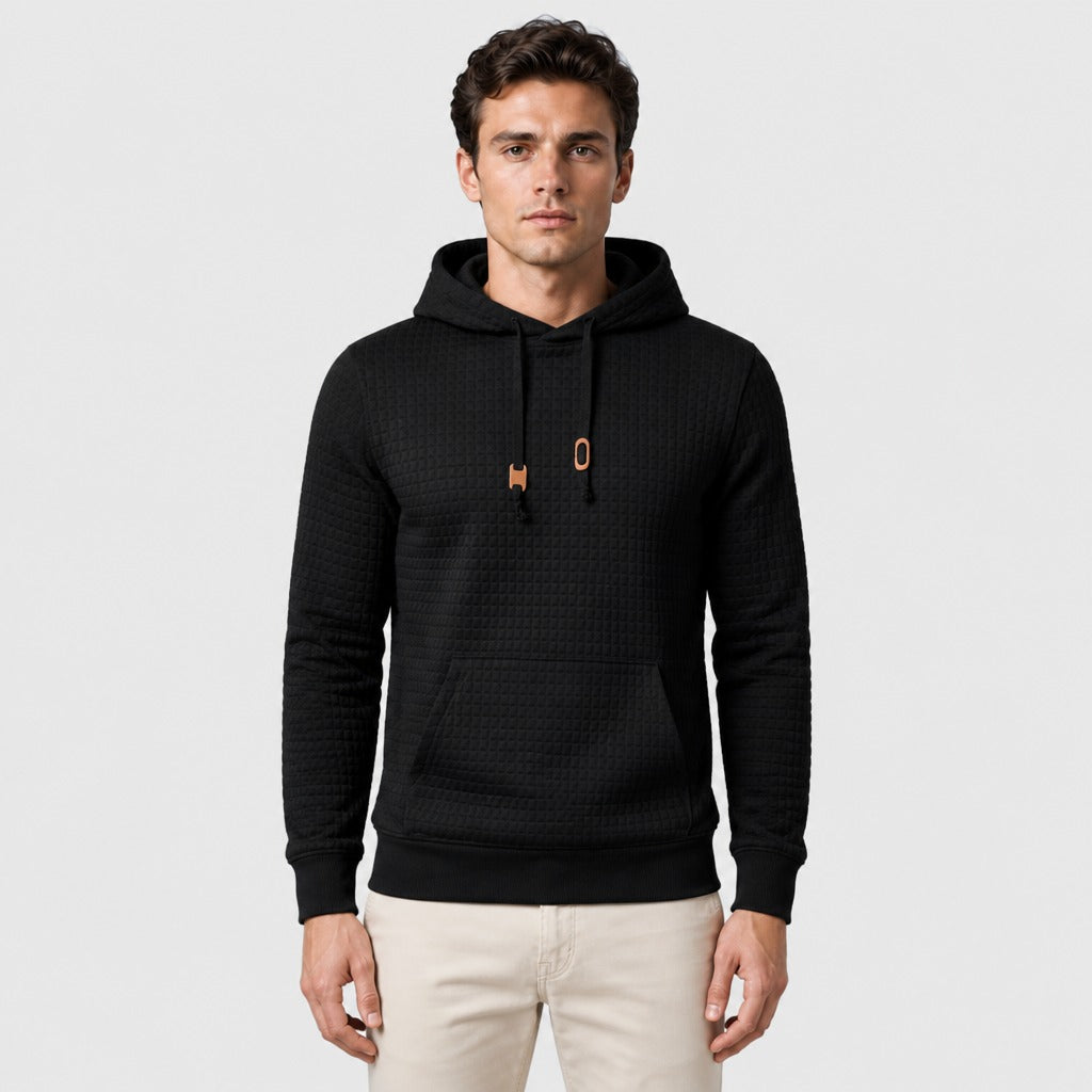 Men’s Regular Fit Pullover Hoodie Black