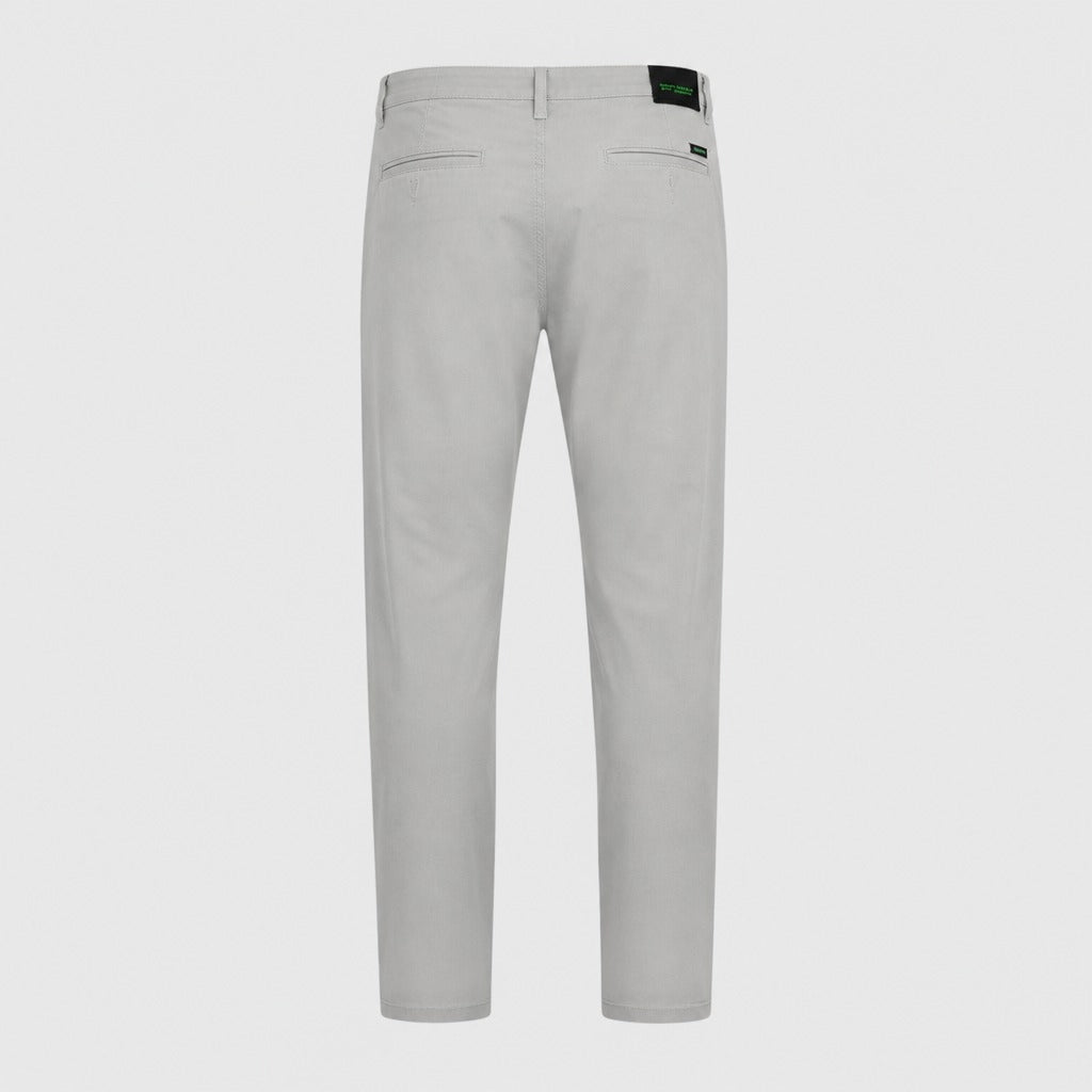 Men’s Regular Fit Soft Suit Trousers Light Grey product back