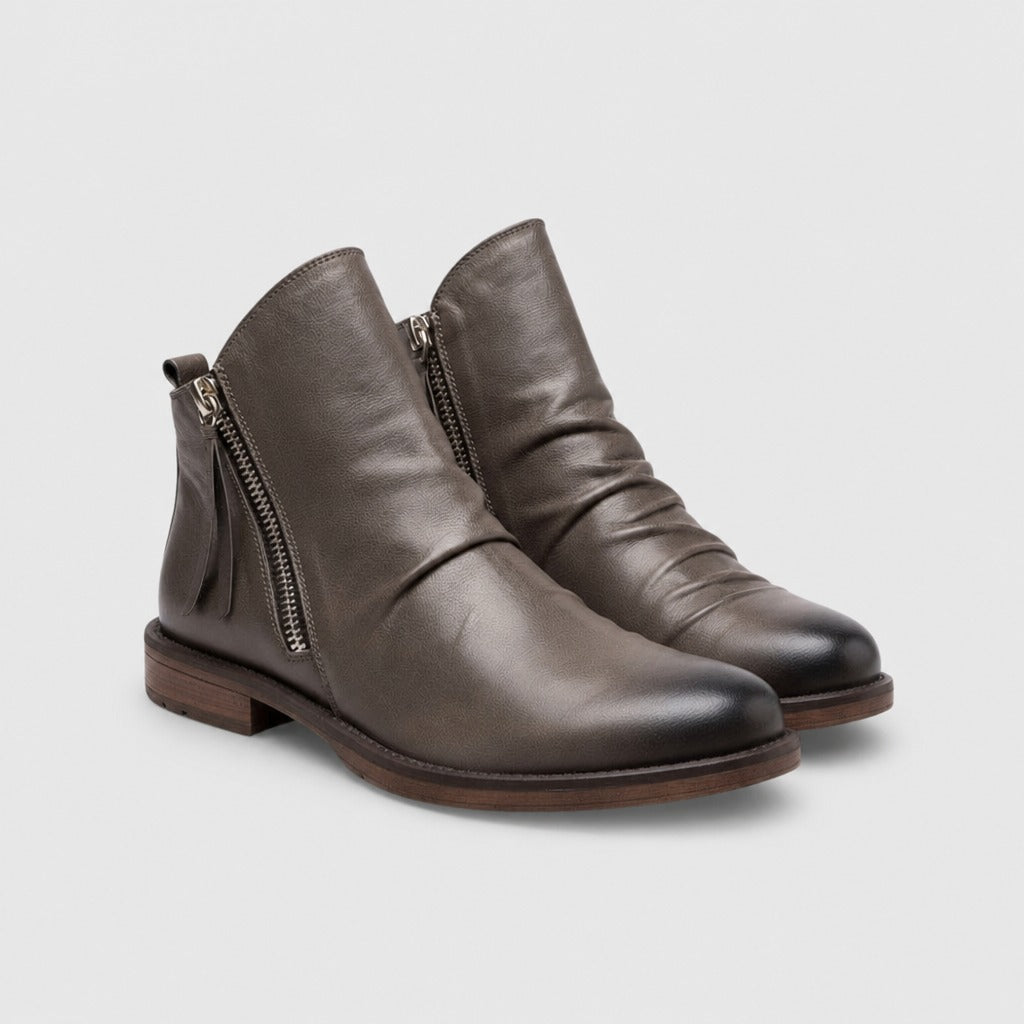 Men’s Retro Rubber Chelsea Boots Grey