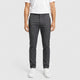 Men’s Slim Fit Button Fly Chinos Dark Grey front