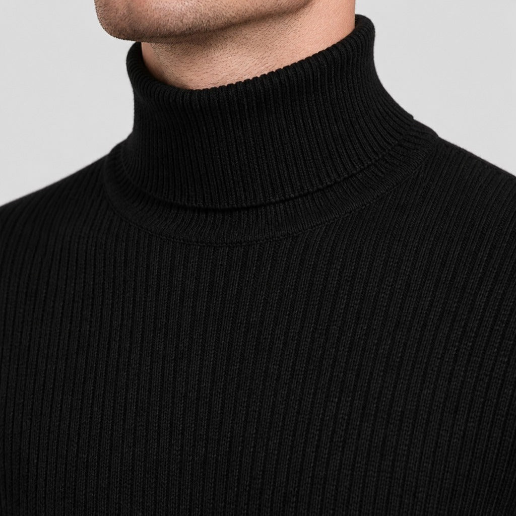 Men’s Slim Fit Roll Neck Knit Jumper detail
