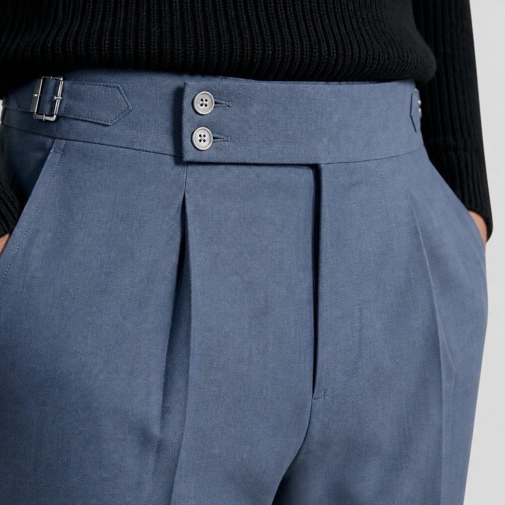 Men’s Straight Fit Jersey Trousers with Pockets detail