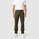 Men’s Straight Leg Cotton Chinos Military Green front