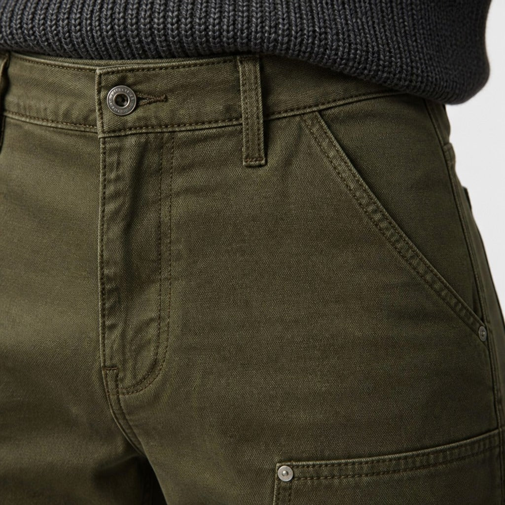 Men’s Straight Leg Cotton Chinos detail
