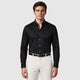 Men’s Stretch Button-Down Shirt Black front