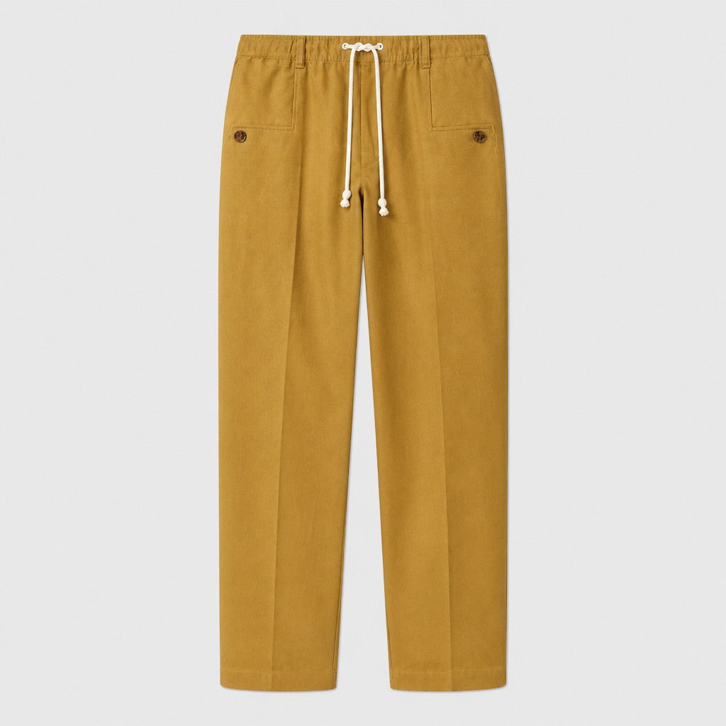 Men’s Stretch Twill Straight Leg Trousers Khaki product front