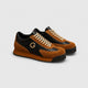 Men’s Suede Retro Lace-Up Trainers Brown pair