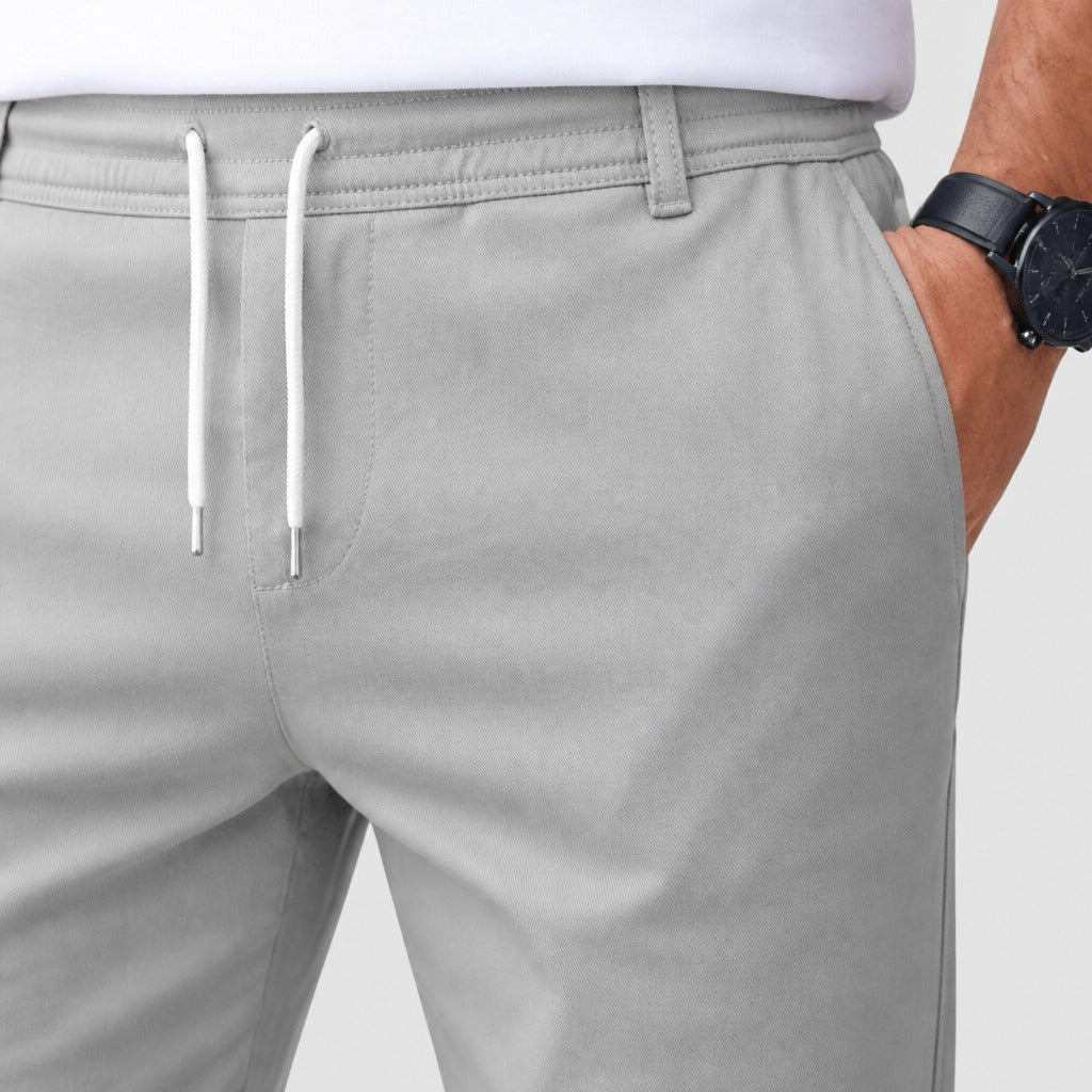 Men’s Twill Joggers with Pockets detail