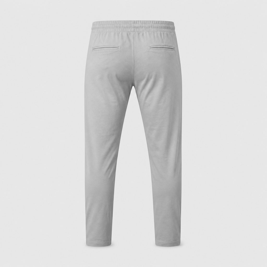 Men’s Twill Joggers with Pockets Grey product back