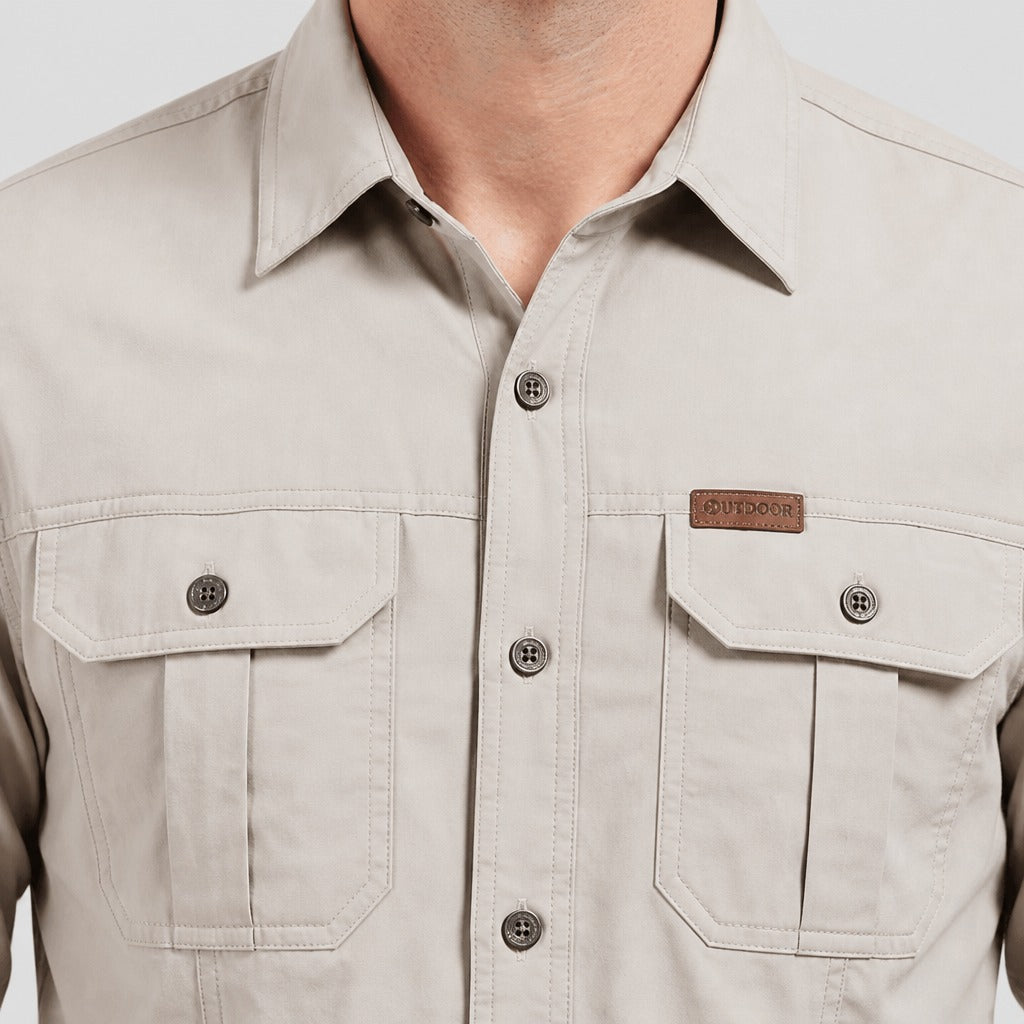 Men’s Utility Shirt with Chest Pockets detail