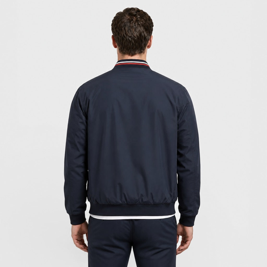 Men’s Waterproof Tactical Jacket Navy Blue back